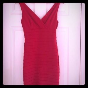 Rose Pink Express Bandage Dress XS